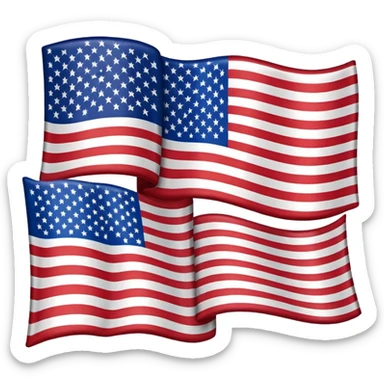 chinese korean and american flags blended together as one sticker