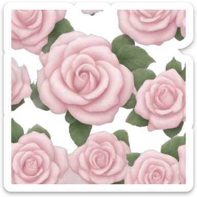 lune rose pale  sticker