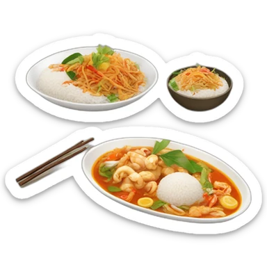 thai food sticker