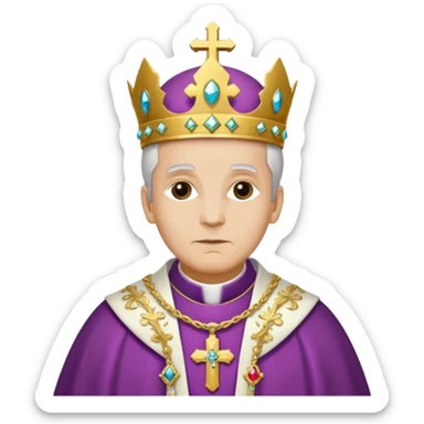 Make me a archbishop mitre I want a catholic mitre  sticker