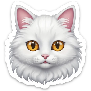cat with star eyes sticker