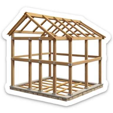 casa sin costruir sticker