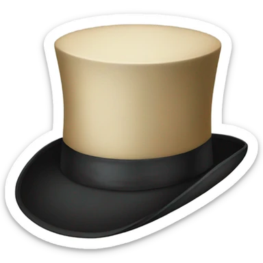 Orthodox jewish hat sticker