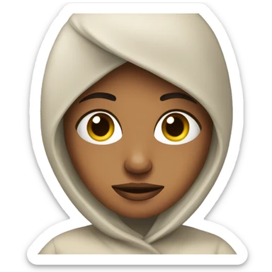 Mujer acostada cozy  sticker