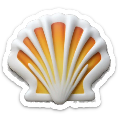 Shell camino santiago sticker