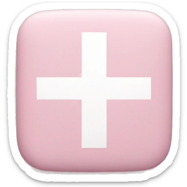 pastel pink first aid sticker