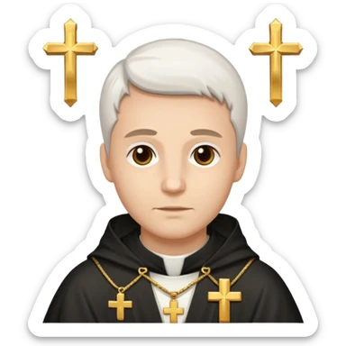 Lawful Human Priest sticker
