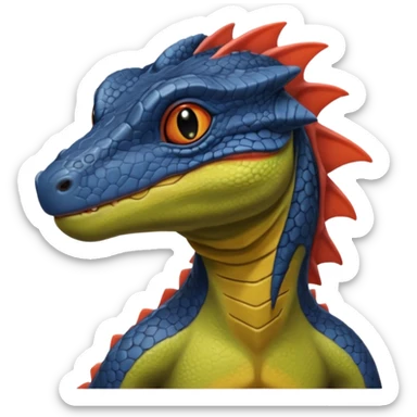 Salandit-Agama-Alec Klein-Treecko sticker