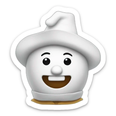 Bonhomme qui pleur mais qui sourit sticker