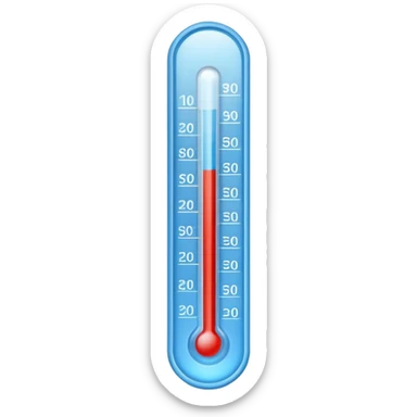 cold ice thermometer only blue color stick sticker