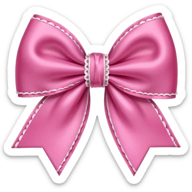 Emogie noeud coquette sticker