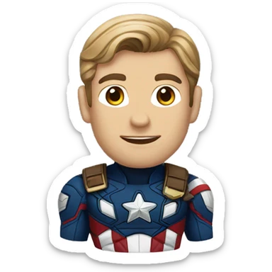 capitan america sticker