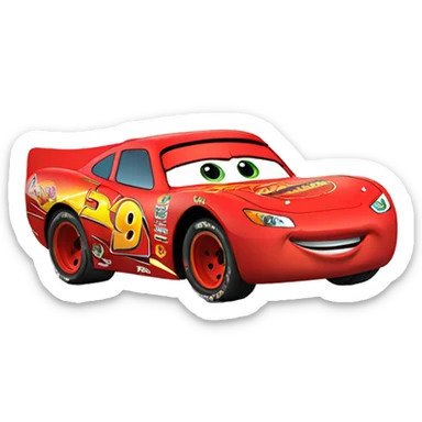 Lightning McQueen sticker