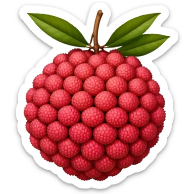 lychee fruit sticker