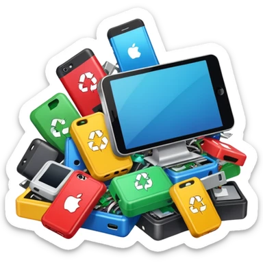 déchet électronique  sticker