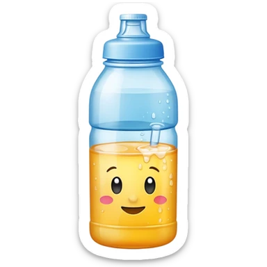 drink bottle sticker