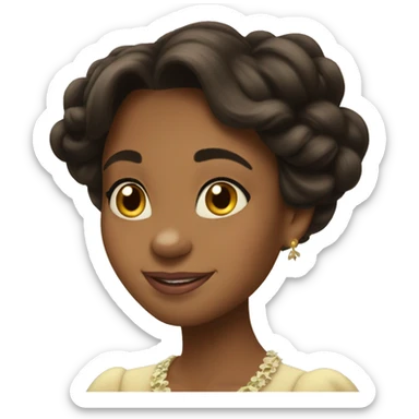Charlotte from the movie "The Princess and the Frog" sticker