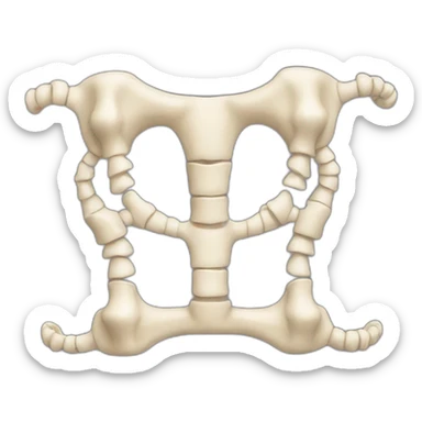 Vertebrae sticker