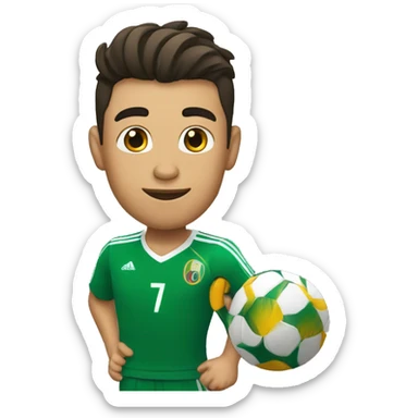 Cristiano con copa del mundo  sticker