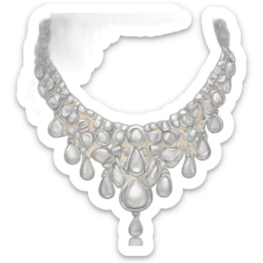 Silver jewelry  sticker