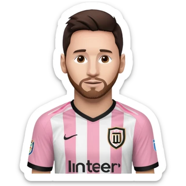 messi inter miami formalı sticker