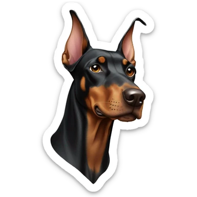Dobermann  sticker