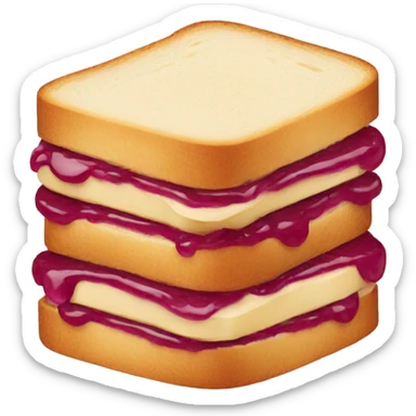 pbj sandwich sticker