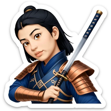 Vigilant Samurai sticker