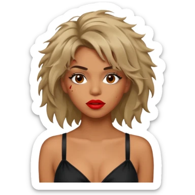 Embreigh Courtney looking ugly but also slaying it sticker