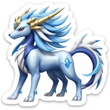 Dialga-Solgaleo-Suicune-fusion sticker
