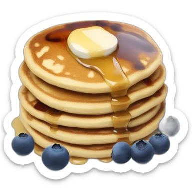 Blueberry pancakes  sticker