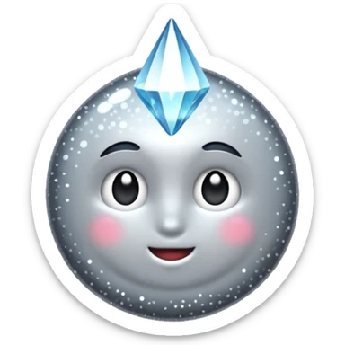 A sparkle that is silver ✨ sticker