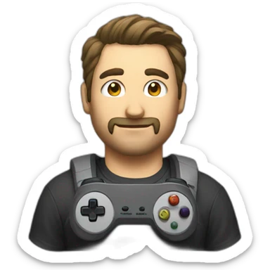 Console gamer sticker