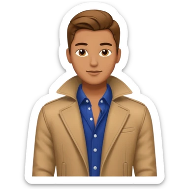 male fashion model sticker