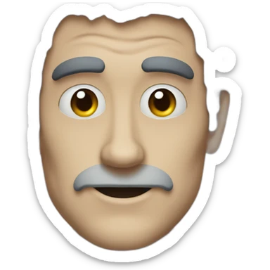 mister Jekyll and mister Hyde - Half face sticker