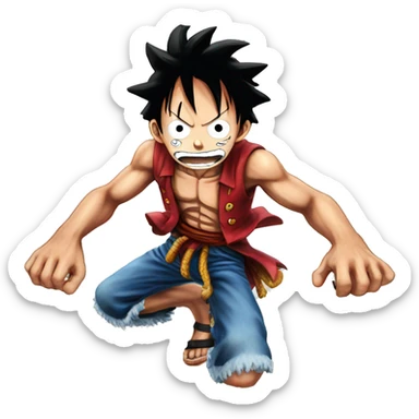 Luffy gear 5th sticker