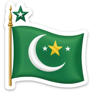 Azad Kashmir Flag sticker
