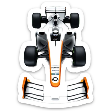 Mclaren formula 1 car sticker