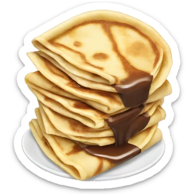 Crepes Nutella  sticker