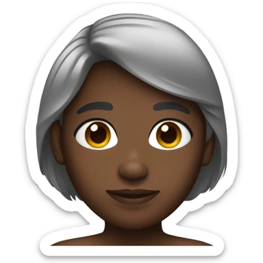 Skin tone dark Brazilian  sticker