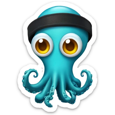 Speaker octopus sticker
