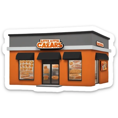 Detroit little Caesars  sticker