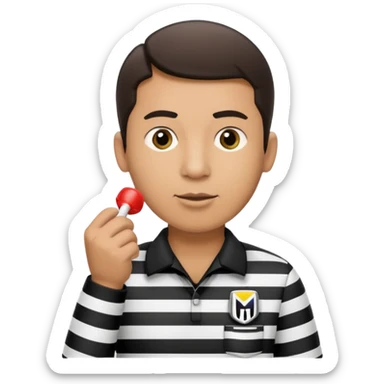 football referee sticker