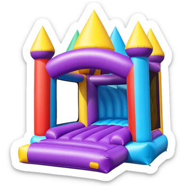 bouncy castle sticker