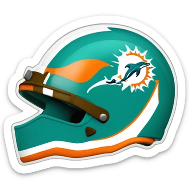 Miami Dolphins NFL sticker
