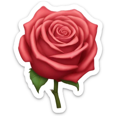 Beauty and the beast rose  sticker