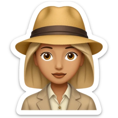 Un bit  sur un chapeau sticker