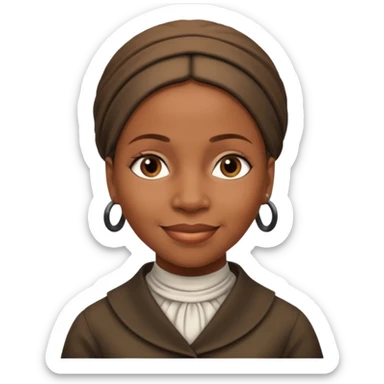 harriet tubman as a kid sticker