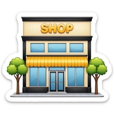 shop or mall sticker