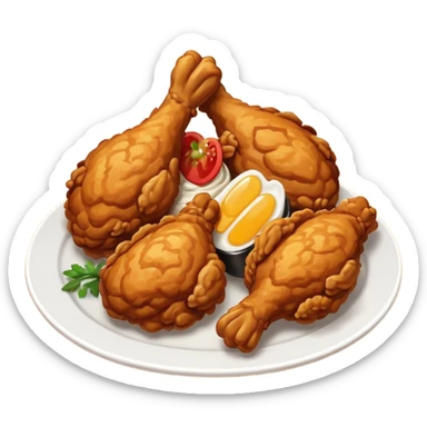 fried chicken sticker